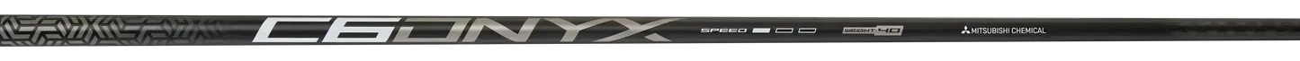Mitsubishi Chemical C6 Black Graphite Iron Shaft - Parallel Tip Mitsubishi Chemical