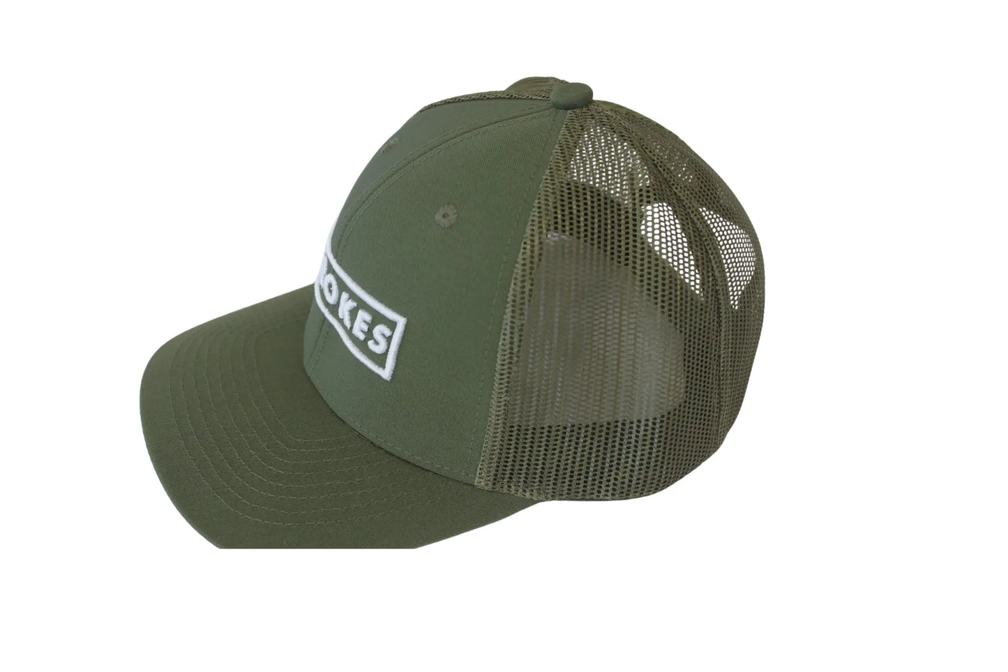 Strokes Golf Trucker Cap in Olive Green strokesgolf
