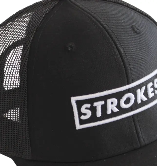Strokes Golf Trucker Cap in Black strokesgolf