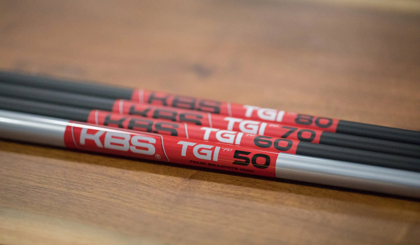KBS TGI Tour Graphite Iron Shaft - Taper Sub 70 Set of 7 KBS